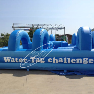 Jeux de labyrinthe aquatique gonflable d'extérieur, défi de labyrinthe, jeux de guerre aquatique - Product Image 5