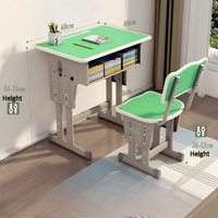 Bureau d'étudiant réglable, mobilier scolaire, vente en gros de tables et de chaises d'étudiant, chaise et bureau d'étudiant en Chine