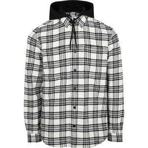 Veste en laine pour hommes avec capuche avec cordon de serrage détachable fermeture éclair <span class=keywords><strong>surchemise</strong></span> d'hiver avec décoration à motif 3D vente en gros - Product Image 5