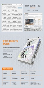 Nouvelle alimentation 8 broches 192 bits 8 Go de mémoire GDDR6 avec ventilateur pour PC de bureau, idéale pour le gaming e-sportif avec carte graphique Radeon <span class=keywords><strong>6600</strong></span> haute performance - Product Image 4