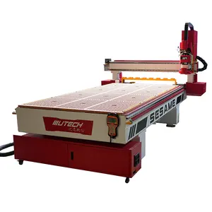 Roteador CNC de madeira de alta precisão, máquina roteadora ATC CNC para trocador automático de ferramentas em acrílico, 1300 mm x 2500 mm