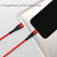 Kabel Data Pengisian Cepat USB ke Type C Desain SR Kuat Tahan Lama Grosir untuk Ponsel Android, Power Bank, Kipas Mini