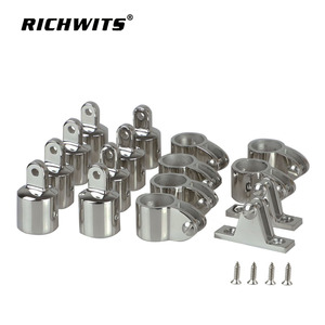 RICHWITS Stainless Steel Slipper Cap Mountain Shape Mount 316 Marine Hardware <b>Yacht</b> Awning Accessories Four Bend Slipper - Product Image 2