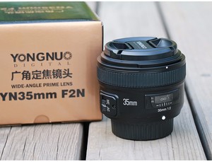 เลนส์ YONGNUO YN35mm F2 ฟูลเฟรม มุมกว้าง โฟกัสอัตโนมัติ พร้อมขนาดเส้นผ่านศูนย์กลางฟิลเตอร์ 52 มม. สำหรับกล้อง DSLR - Product Image 2