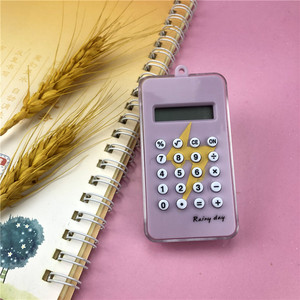 Mini Calculator For Kids Math Toy With Battery Age 5 7 Years Unisex Gift ABS Material Rainy Day Design - Product Image 3