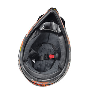 Casque de <span class=keywords><strong>moto</strong></span> tout-terrain intégral certifié DOT et 3C en ABS pour karting et descente avec design graphique imprimé - Product Image 4