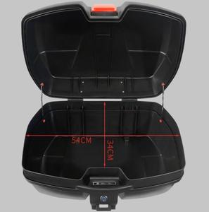 Caja de equipaje de motocicleta 48L ABS/PP Caja grande de maletero de motocicleta para <span class=keywords><strong>2</strong></span> <span class=keywords><strong>cascos</strong></span> - Product Image 5