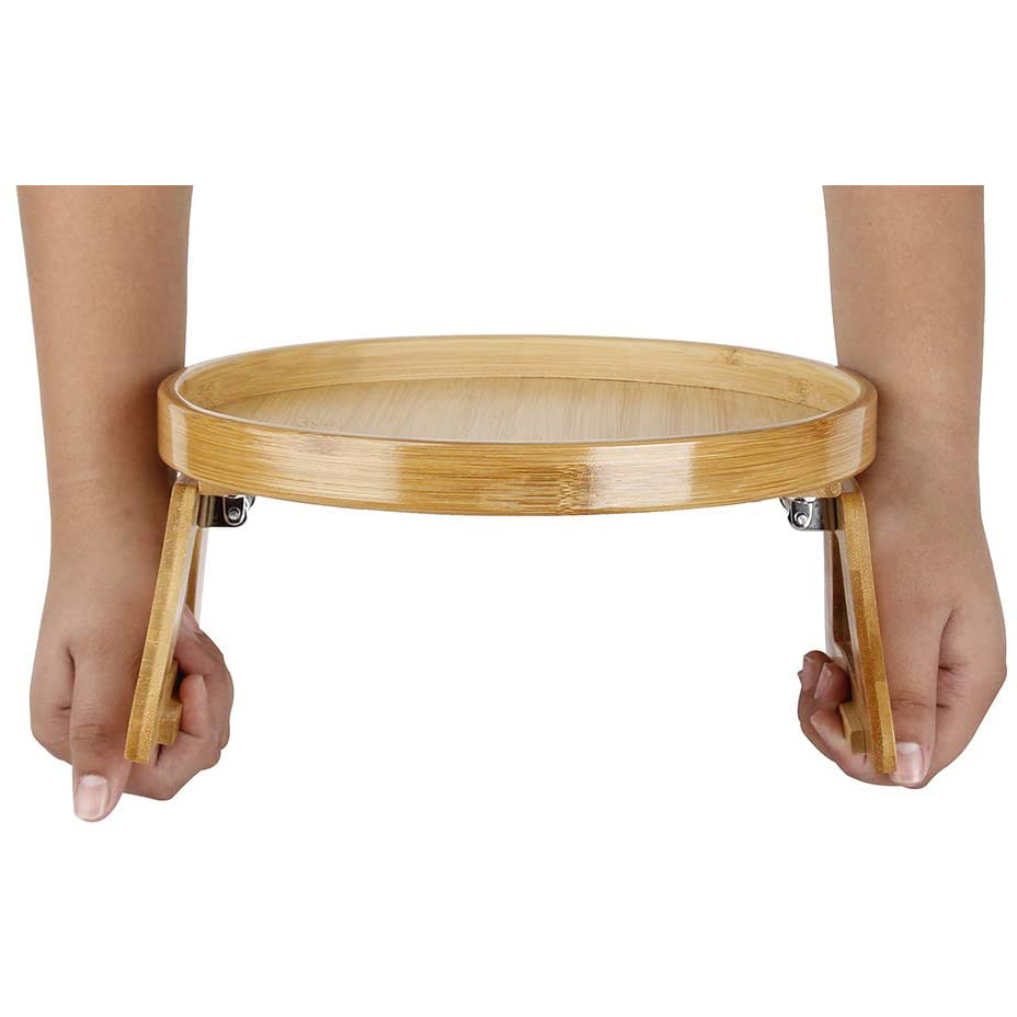 Новое поступление 2021, современные боковые столики, органайзер для дивана из натурального бамбука, подлокотник с клипсой