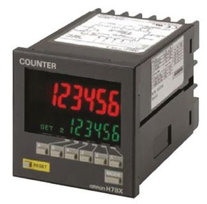 Compteur, affichage à 6 chiffres, écran LCD, installation encastrée, fréquence de comptage maximale de 5 KHz, réinitialisation automatique et manuelle - Product Image 1