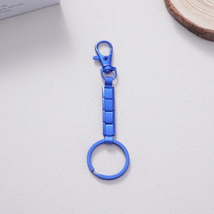 New Waterproof Colorful Italian Charm Key Stainless Steel Gold <b>Red</b> Yellow Italian Charm <b>Bracelet</b> Keychain - Product Image 2