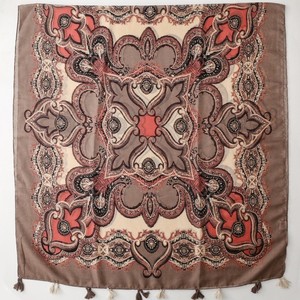 Écharpe de voyage musulmane pour femme en viscose et coton, protection solaire pour le cou, design estival - Product Image 4