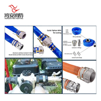 Raccord Camlock de type F de précision CNC en aluminium, 250 PSI, zéro fuite, filetage NPT/BSP 1/2-8 pouces, usine OEM, lutte contre l'incendie, MIL-C-27487