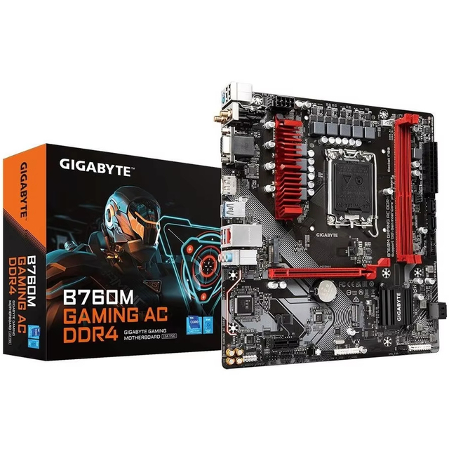 Gigabyte Computer Am4 Motherboard B760m and B760 Motherboards  LGA 1700 Socket B760 Support DDR5 DDR4 Memory XMP Gaming Desktop