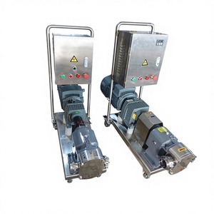 Ace Stainless Steel Continuous Flow Rotary Lobe Pump for Viscous Liquids and Food Grade Applications CIP Cleaning System - Product Image 1