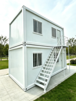 Maison modulaire préfabriquée contemporaine à construction rapide et personnalisable, isolation thermique, emballage plat, utilisation pour hôtel ou appartement