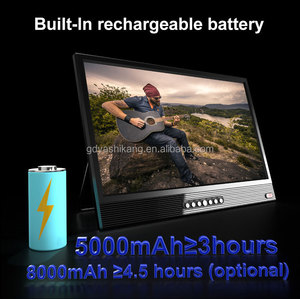 สมาร์ททีวีพกพาพร้อมแบตเตอรี่แบบชาร์จได้ - ทีวีดิจิตอล LCD HD ขนาด 14-20 นิ้ว สำหรับการตั้งแคมป์และการใช้งานกลางแจ้งบนรถบัส - Product Image 2