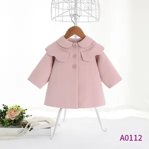 latest baby clothes girls' frock outwear baby girls' coat for spring