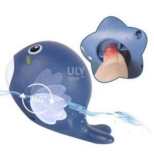 Hot Selling Schattig Plastic Badspeelgoed Voor Zomer Kleine Schildpaddolfijn & Vrienden Met Zuignappen Met Eendenolifantenleeuw - Product Image 4