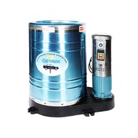 Sécheuse déshydratante pour chaussures, commerciale et industrielle, 10-50 kg, en acier inoxydable, à haute vitesse de rotation, élimination rapide de l'eau pour les ateliers de lavage de chaussures