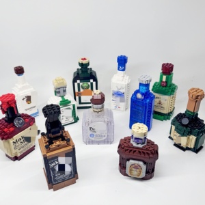 Sáng Tạo mô phỏng Whisky chai xây dựng khối thiết lập để lắp ráp đồ chơi và bộ sưu tập - Product Image 1