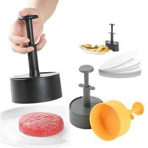 Presse à hamburgers multifonctionnelle sans BPA pour la préparation des repas et le barbecue, en plastique antiadhésif - Product Image 1
