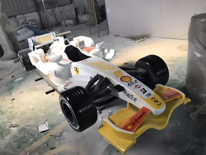 Vehículo de dibujos animados de fibra de vidrio Premium, modelo de coche de fantasía hecho a mano para museos infantiles - Product Image 6