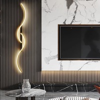 Meilleure vente 18W mur LED lumière moderne Style européen en acier inoxydable aluminium pour intérieur décoration hôtels escaliers métal