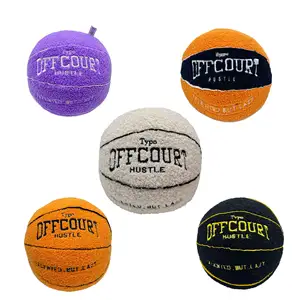 Cross-Border New Plush Toys Streetball Basketball Plush Toy Basketball Park Plush Toy