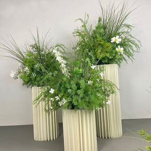 Décorations de paysage artificielles en plastique style forêt, plantes vertes pour arrangements de mariage et décorations de Pâques - Product Image 3