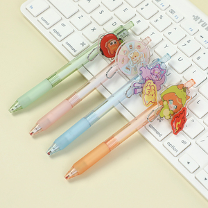 Vograce özel tükenmez Anime karikatür 4 renk kalemler özelleştirilmiş akrilik dönen tükenmez kalem - Product Image 1