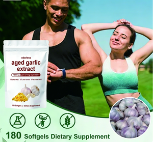 OEM熟成ニンニクエキスソフトジェルカプセル 180粒/袋 大人向け免疫サポート 熟成ニンニクエキスソフトジェル - Product Image 3