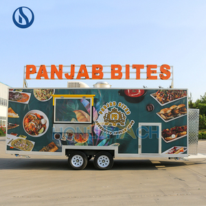 2025 đường phố di động bánh <span class=keywords><strong>Pizza</strong></span> bánh mì kẹp thịt Hotdog thức ăn nhanh Trailer với thương mại thiết bị nhà bếp chấp nhận tùy chỉnh - Product Image 4