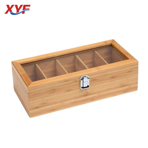 <span class=keywords><strong>Scatola</strong></span> per Tè in Legno Massello, Confezione <span class=keywords><strong>Regalo</strong></span>, Contenitore per Conservazione, <span class=keywords><strong>Scatola</strong></span> in Legno di Bambù, Produzione Personalizzata - Product Image 3