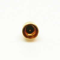 Conector Coaxial RF Macho Recto con Sello Hermético Chapado en Oro, Tipo Blind Mate, 50 Mini SMP