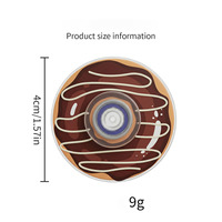 Nouveau Fidget Spinner Donut Cartoon - Gyroscope à main en acrylique, Jouet créatif éducatif anti-stress et cadeau pour enfants, Fidget de bureau