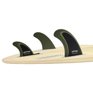 Pinne della tavola da <span class=keywords><strong>surf</strong></span> di nuovo arrivo T1 a linguetta singola pinna Sandwich nero verde pinna in fibra di vetro per il <span class=keywords><strong>surf</strong></span> - Product Image 6