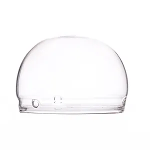 Abajur de mesa com bola redonda personalizada, abajur esférico de vidro transparente, luminária pendente