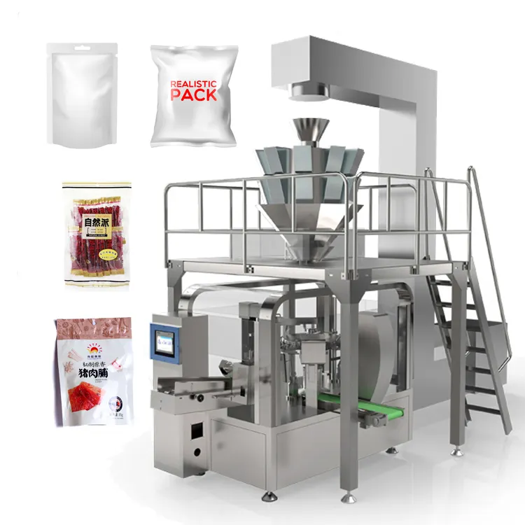 다기능 자동적인 언 주머니 vac Doypack 향낭 음식 커피 차 식품 포장 기계