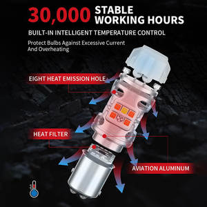 Luz LED de Señal de Giro para Automóvil SEKO 1157 Bay15d P21/5W, Chip 3030, Lámpara de Reversa Automotriz, DRL 2024 para Tacoma Polo - Product Image 5