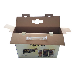 Hot Bán Biểu Tượng Tùy Chỉnh Sóng Giấy Bia Có Thể Chai Tàu Sân Bay Hộp Cho Đồ Uống Bao Bì - Product Image 6