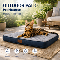Matelas pour animaux de compagnie d'intérieur, matelassé, respirant et confortable pour chiens et chiots