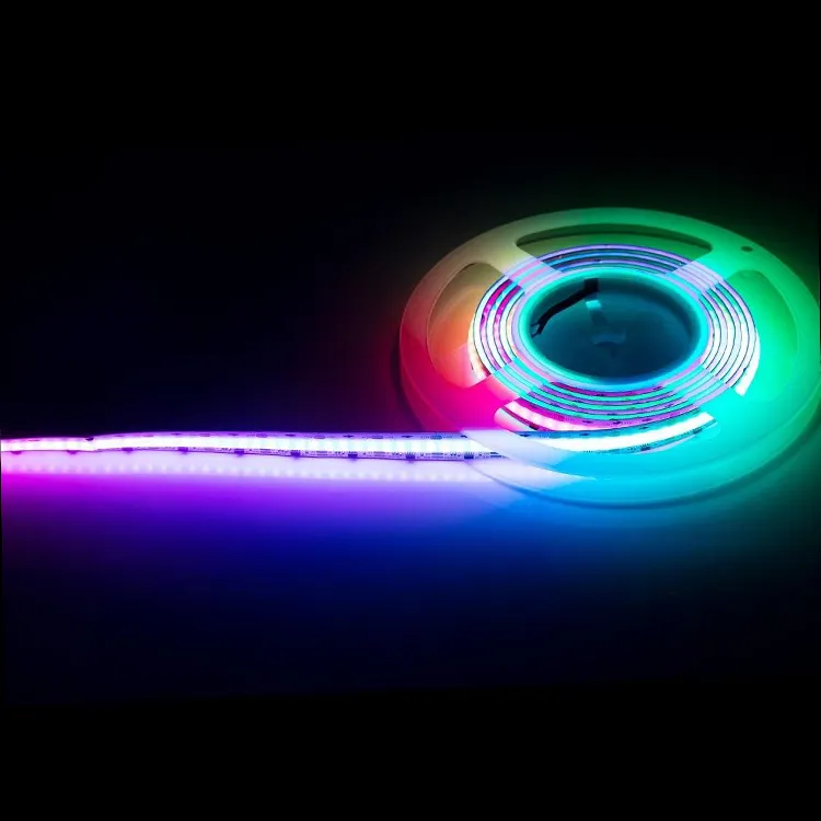 DC24V cob led strip rgb digital Color Wholesale COB LED Strips Lights For TV PC Lighting