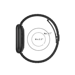 Bracelet de montre de <span class=keywords><strong>luxe</strong></span> en acier inoxydable avec 3 maillons en métal pour <span class=keywords><strong>Fitbit</strong></span> Versa 4 3 Sense2 Versa4 Fitness Smartwatch - Product Image 4