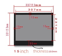 Écran LCD transparent de 15 pouces pour la publicité dans les centres commerciaux, les magasins de détail, les ascenseurs, la signalisation directionnelle et l'éducation