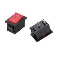 Interrupteur à bascule marche/arrêt KCD1-B3B 6A 250VAC 15*21mm 2 broches 2 positions