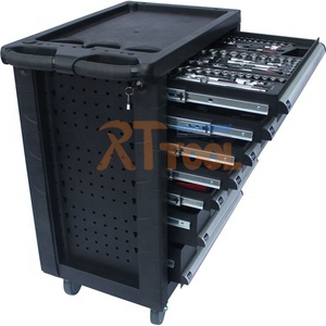 472 قطعة سيارة إصلاح اليد عربة خزانة مع أدوات أدوات ورشة العمل صندوق أدوات - Product Image 3