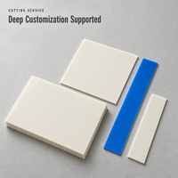 Plaque acrylique de 2 mm, résistante à l'huile, panneau en plastique transparent bleu, pour découpe et fabrication