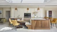 Style minimaliste personnalisé, installation facile, armoire de cuisine en bois massif pour maison résidentielle