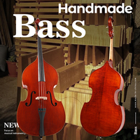 Vente en gros fait à la main personnalisé 3/4,4/4 haute qualité fait à la main flammé double bass