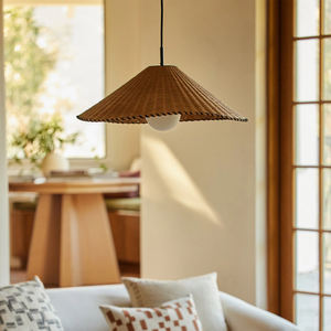 Lámpara Colgante Nórdica Minimalista Japandi para Isla de Cocina, Comedor, Metal y Ratán, Diseño de Alta Calidad, Hecha a Mano, Modelo <span class=keywords><strong>Davida</strong></span> - Product Image 4